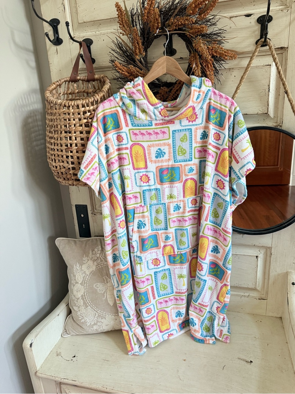 Towel material cover up